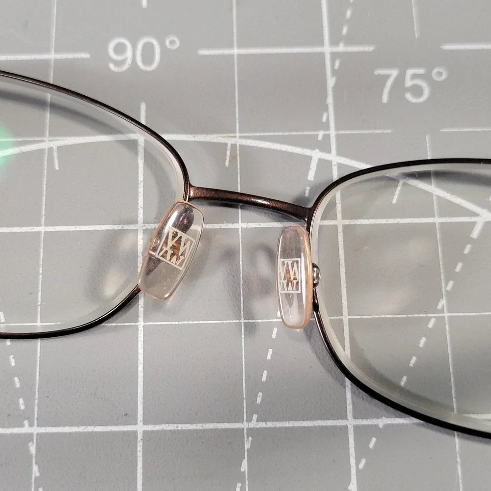 Vera Wang Eyeglass Frames V330 BR 54-16-138 Brown Tortoise Oval Full Rim Womens‎